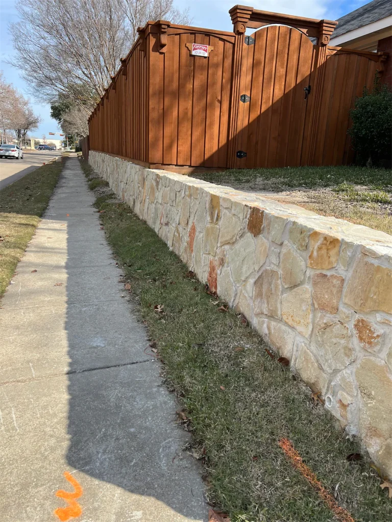 Impressive Brick Wall Project - The Woodlands, TX 77381 - Texas Brick Masonry at texasbrick.com
